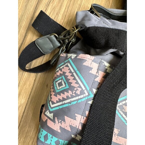 Boho Southwestern Diaper Bag Backpack – Gray Unisex Travel Organizer - Picture 4 of 5